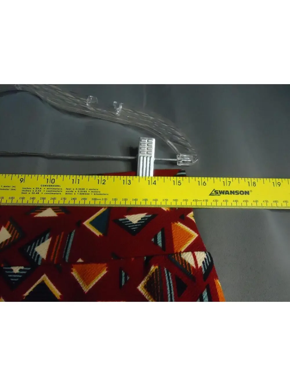 LuLaRoe Cassie Pencil Skirt Stretch Colorful Multicolored Triangle Print Med